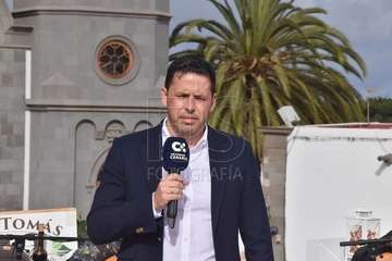 Viva Canarias graba su primer programa en Telde (Foto Francisco Javier Santana)